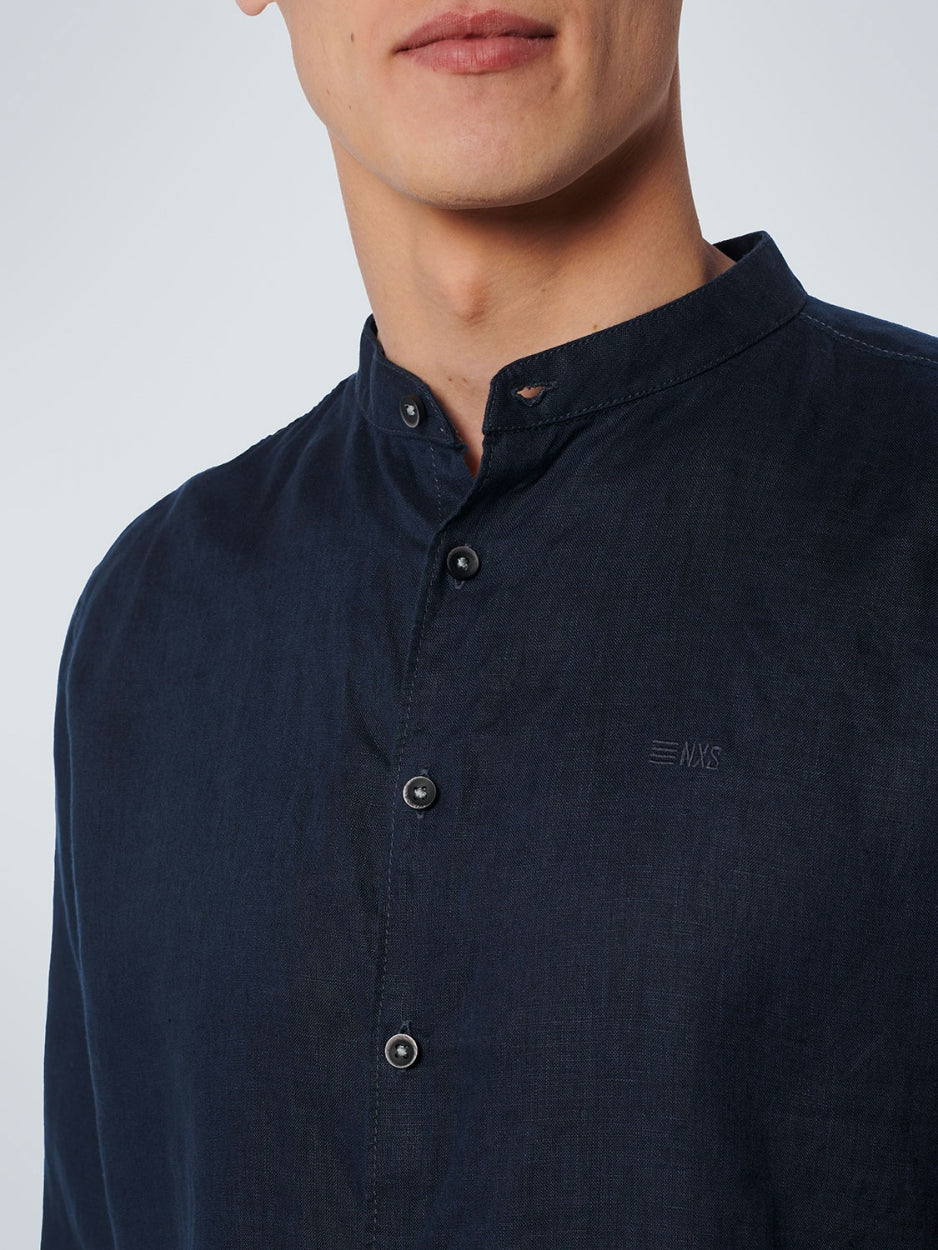 Shirt Granddad Linen Solid | Night