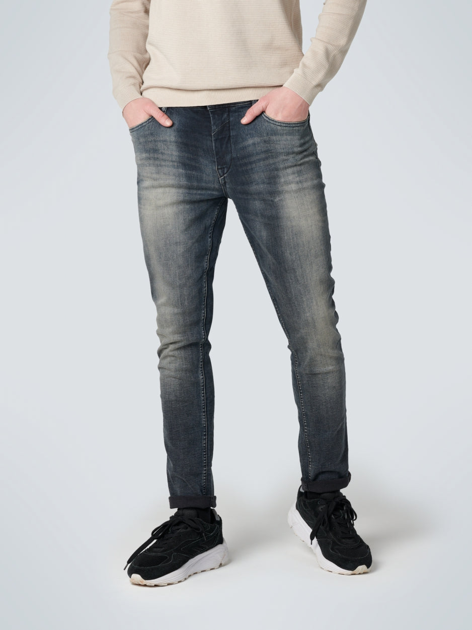 711 Slim Fit | Stretch | Grey Denim | Length 36
