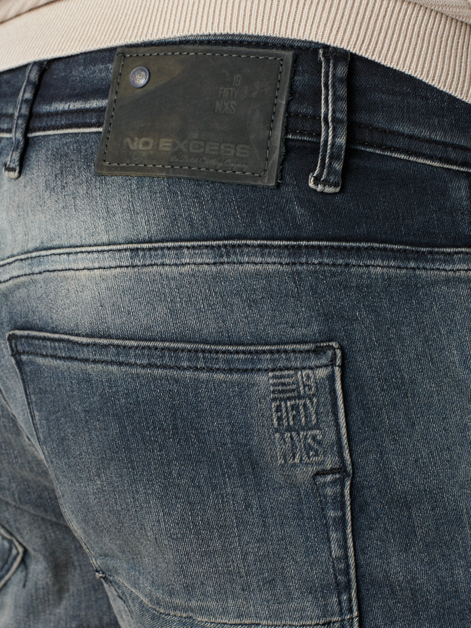 711 Slim Fit | Stretch | Grey Denim | Length 36